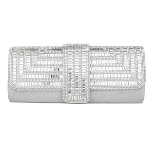Black Clutch Purse and Handbag with Rhinestone Women ALODIA STORE