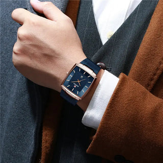 REWARD Top Brand Men's Watch Business Relogio Masculino Square Quartz Man Watch Men Wristwatch Full Steel Waterproof Male Watch ALODIA STORE