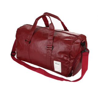 Travel Bag Carry on Luggage Duffel Bags Large PU Leather Tote Belt Weekend Crossbody Bag Overnight Solid sac de voyage XA88WC ALODIA STORE