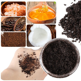 Coffee Scrub Body Scrub Exfoliators Cream Facial Dead Sea Salt For Whitening Moisturizing Anti Cellulite Treatment Acne ALODIA STORE