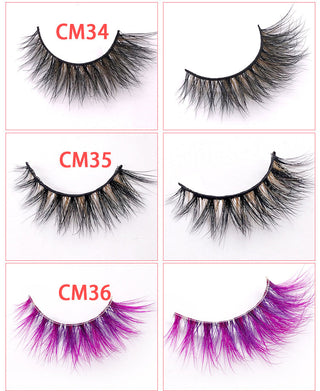 New color 3D mink lashes extension ALODIA STORE