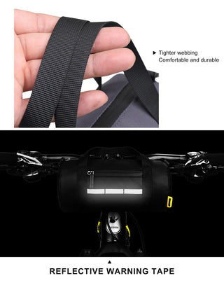 Rhinowalk Handlebar Bag Bicycle Bag Frame Pannier Bag Waterproof Multifunction Portable Shoulder Bag Cycling Bag Bike Accessorie ALODIA STORE