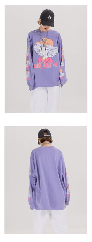 EXTREME Long Sleeve Women's Harajuku Cute Kawaii Clothes Oversized ALODIA STORE
