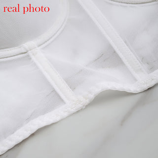 Echonight Sequin Lingerie Set Sexy Push up Women's Underwear Set Lace Bra 3 Piece Set Padded Bra and Thong Lingerie Dropshipping ALODIA STORE