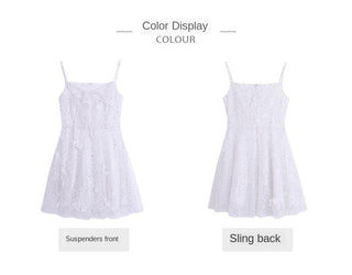 French Fairy Dress Women Elegant Sleeveless ALODIA STORE