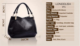 Ladies Hand Top-handle Bags for Women 2019 PU Leather Designer Handbags High Quality Women Shoulder Bag Black Bolsa Feminina Sac ALODIA STORE