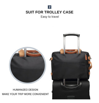 Men Canvas Work Bag Briefcase Travel Messenger Shoulder Bag Multifunction Tote Handbag Big Casual Business Laptop Pocket XA284ZC ALODIA STORE