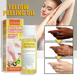 Exfoliation Yellow Peeling Oil Foot Leg Remove Dead Skin Deep Cleansing Remove Dark Whitening Body Skin Care ALODIA STORE