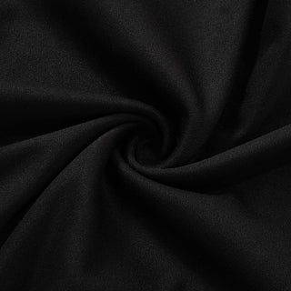 Goth Dark Mall Gothic Drawstring Bodycon Women Mini Dresses Y2k Punk Black Split Sexy Long Sleeve Dress Grunge Basic Partywear ALODIA STORE