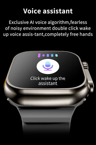 2022 VWAR ZD8 Ultra MAX Smart Watch Series 8 Titanium Alloy 1:1 49mm Case Bluetooth Call NFC ECG IP68 Waterproof Smartwatch Men ALODIA STORE