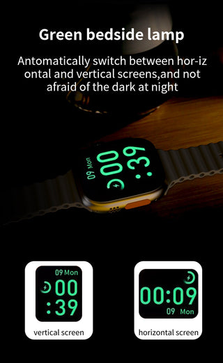 2022 VWAR ZD8 Ultra MAX Smart Watch Series 8 Titanium Alloy 1:1 49mm Case Bluetooth Call NFC ECG IP68 Waterproof Smartwatch Men ALODIA STORE