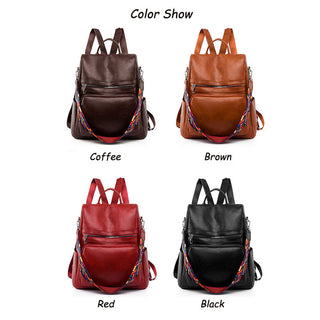 Fashion Anti-theft Women Backpacks Famous Brand High leather ALODIA STORE