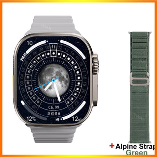 2022 VWAR ZD8 Ultra MAX Smart Watch Series 8 Titanium Alloy 1:1 49mm Case Bluetooth Call NFC ECG IP68 Waterproof Smartwatch Men ALODIA STORE