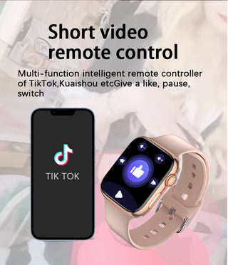 2023 Smart Watch Women Series 8 2.0 " Screen Bluetooth Call Heart Rate Blood Pressure Men Smartwatch for Apple Watch IWO Watch 8 ALODIA STORE