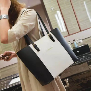 New Women's Handbags Simple Shoulder Bag Large Capacity Leather Fashion Korean Tote Bag Trendy Leisure Office Lady Bags ALODIA STORE