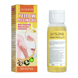 Exfoliation Yellow Peeling Oil Foot Leg Remove Dead Skin Deep Cleansing Remove Dark Whitening Body Skin Care ALODIA STORE