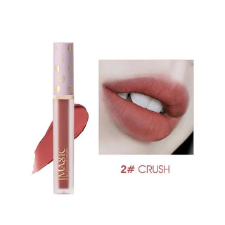 IMAGIC New12-Color Liquid Lipstick Matte Makeup Lips Silky-Smooth Long-Lasting Gloss High Pigment Lip&Cheek Waterproof Lip Mud ALODIA STORE