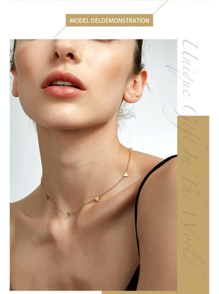 Enfashion Geometric Triangle Circle Star Choker Necklace Gold color Necklaces Pendants Stainless Steel Necklace Women chocker ALODIA STORE