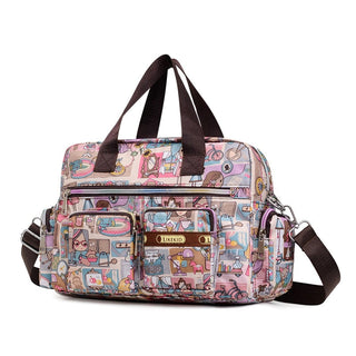 Ladies LargeCapacity Waterproof Tote Bag Flower ALODIA STORE