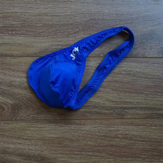 Men Sexy Lingerie Underwear Unilateral Tie T Pants Low Waist Sexy Thong Gays Clothes Sissy Panties Mens G-strings Pouch Bikini ALODIA STORE