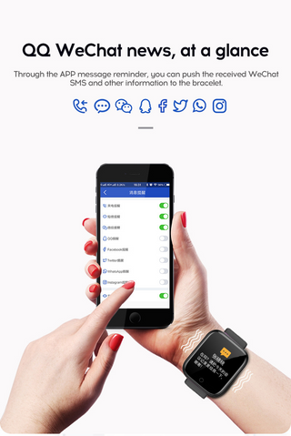 Twitch  Smart Watch Men Women Bluetooth Fitness Tracker Bracelet Sport Heart Rate Blood Pressure Kids Smartwatch for IOS Android ALODIA STORE