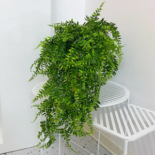 Artificial Plant Vines Grass Wall Hanging Leaves Garland Outdoor Wedding Home Garden Decoration Green Fake Rattan Ivy Arrange ALODIA STORE