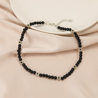 Trendy Love Pearl Necklace Female Personality Travel Party Fashion Clavicle Necklace Accessories collar perlas collar ALODIA STORE
