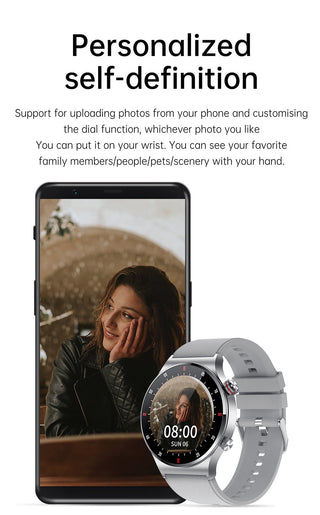 2022 New Bluetooth Call Smart Watch Men Sports Fitness Tracker Waterproof Smartwatch Large HD screen for huawei Xiaomi phone+box ALODIA STORE
