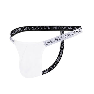ORLVS Sissy Bikini Mens Jockstrap Men Thong Sexy Gay Man's Underwear Men's Thongs Modal Penis Pouch Low Waist G-strings Lingerie ALODIA STORE