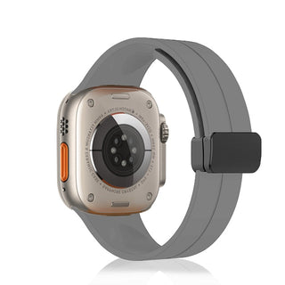 Magnetic Strap For Apple watch ultra band 44mm 45mm 49mm 40mm 41mm 42mm 38mm 45 mm Silicone Bracelet iWatch Series 7 8 se 6 5 3 ALODIA STORE