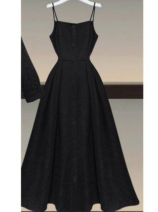 Fall Winter Two Piece Sets Sweater And Straped High Waist ALODIA STORE