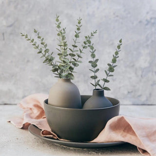 Artificial Plants Plastic Eucalyptus Leaves Green Branch For Home Garden Decor Wedding Christmas Decoration Wreaths Fake Flowers ALODIA STORE