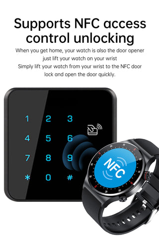 LIGE ECG+PPG Bluetooth Call Smart Watch Men 2022 Sports Bracelet NFC Waterproof Custom Watch Face Men SmartWatch For IOS Android ALODIA STORE