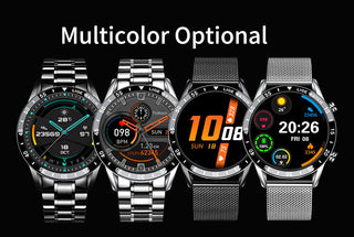 LIGE 2022 Full Circle Touch Screen Steel Band Luxury Bluetooth Call Men Smart Watch Waterproof Sport Activity Fitness Watch+Box ALODIA STORE