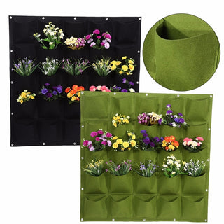 NEW Wall Hanging Pockets Planting Bags Flower Pot Waterproof Grow Bag Garden Planter Vertical Suculentas Plant Pot Home Decor ALODIA STORE