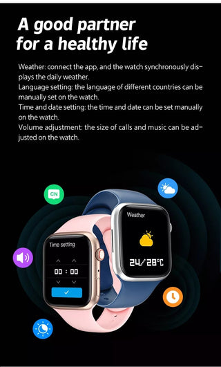 Original SmartWatch I7 Pro Max Series 7 Phone Call Custom Watch Face Sport Waterproof Man Women Wireless Charging Smart Watch ALODIA STORE