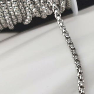 No Fade 2Meters Stainless Steel Chains for Jewelry Making DIY Necklace Bracelet Accessories Gold Chain Lips Beads Beaded Chain ALODIA STORE