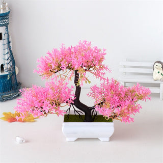Artificial Plastic Plants Bonsai Small Tree Pot ALODIA STORE