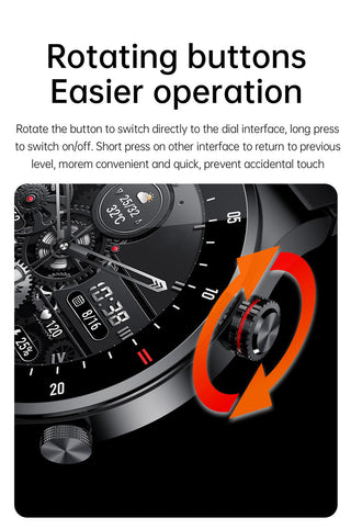 2022 New Bluetooth Call Smart Watch Men Sports Fitness Tracker Waterproof Smartwatch Large HD screen for huawei Xiaomi phone+box ALODIA STORE