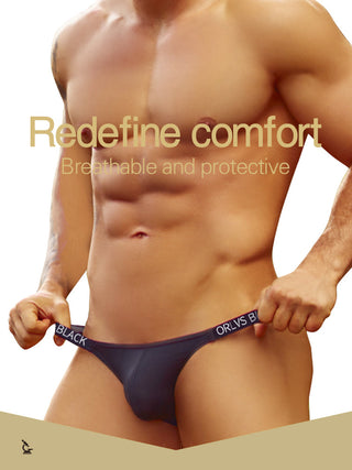 ORLVS Sissy Bikini Mens Jockstrap Men Thong Sexy Gay Man's Underwear Men's Thongs Modal Penis Pouch Low Waist G-strings Lingerie ALODIA STORE