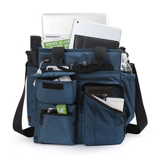 Headphone Hole Waterproof Crossbody Bag Nylon Travel ALODIA STORE