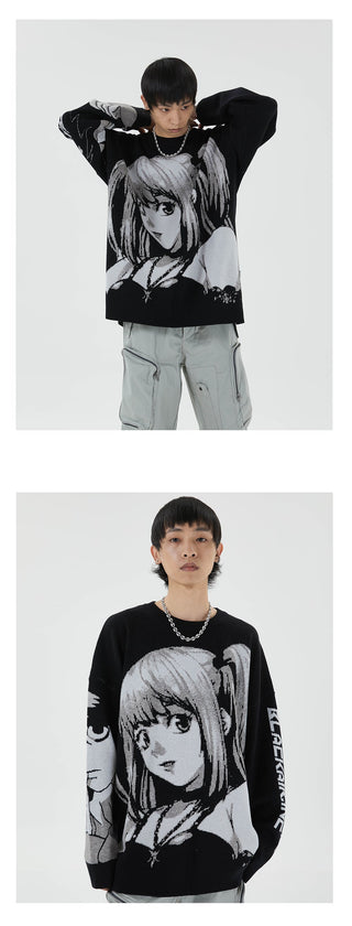 Knitted Harajuku Winter Clothes Women 2022 Oversized Sweaters y2k Gothic Long ALODIA STORE