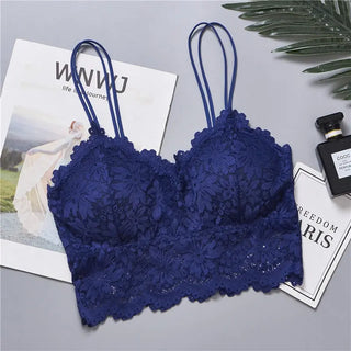 Lace Bra Beauty Back Bralette Women Sexy Wrapped Chest Camisole Tube Top Bottoming Vest Gathered Student Girl Underwear ALODIA STORE