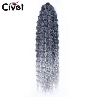 Synthetic Ariel Curl Hair Water Weave Passion Twist Crochet Braids Hair Extensions Ombre Blonde Pink Braiding Hair For Women ALODIA STORE