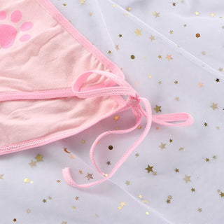 Sexy Bandage Lolita Panties Low Waist Lingerie Cute Claw Women's Briefs Low Waist Animation Underwear ALODIA STORE
