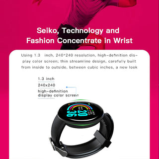 Twitch  Smart Watch Men Women Bluetooth Fitness Tracker Bracelet Sport Heart Rate Blood Pressure Kids Smartwatch for IOS Android ALODIA STORE