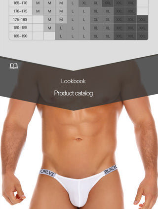 ORLVS Sissy Bikini Mens Jockstrap Men Thong Sexy Gay Man's Underwear Men's Thongs Modal Penis Pouch Low Waist G-strings Lingerie ALODIA STORE