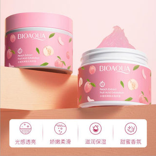 BIOAQUA 140G Facial Exfoliating Body Scrub Whitening Moisturizing Peeling Cream Gel Face Scrub ALODIA STORE
