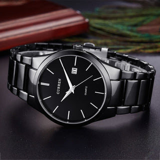 CURREN Top Brand Luxury Fashion Simple Men Watches Slim Steel Strap Waterproof Watch for Man Quartz Business Watch Clock 8106 ALODIA STORE