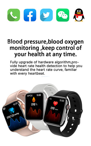 2023 Smart Watch Women Series 8 2.0 " Screen Bluetooth Call Heart Rate Blood Pressure Men Smartwatch for Apple Watch IWO Watch 8 ALODIA STORE